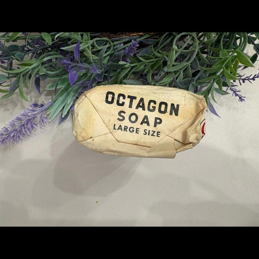 1950’s Vintage Colgates Octagon All Purpose Soap Large Size Discontinued, Coupon - Picture 7 of 8